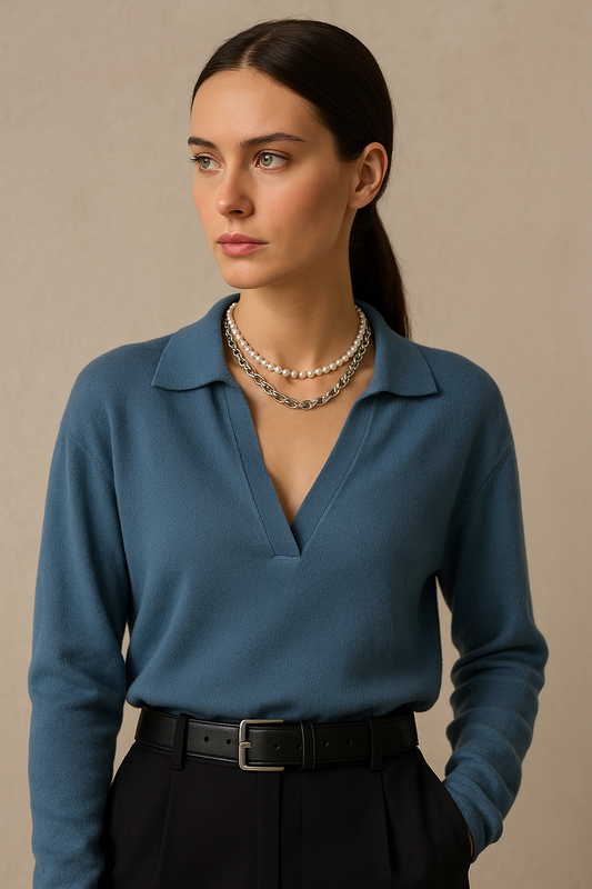 Roma Cotton Knit Polo