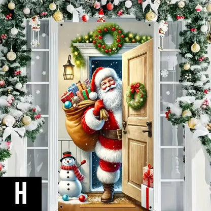 Couronne de porte de Noël avec nœud et clochettes – une décoration festive impressionnante