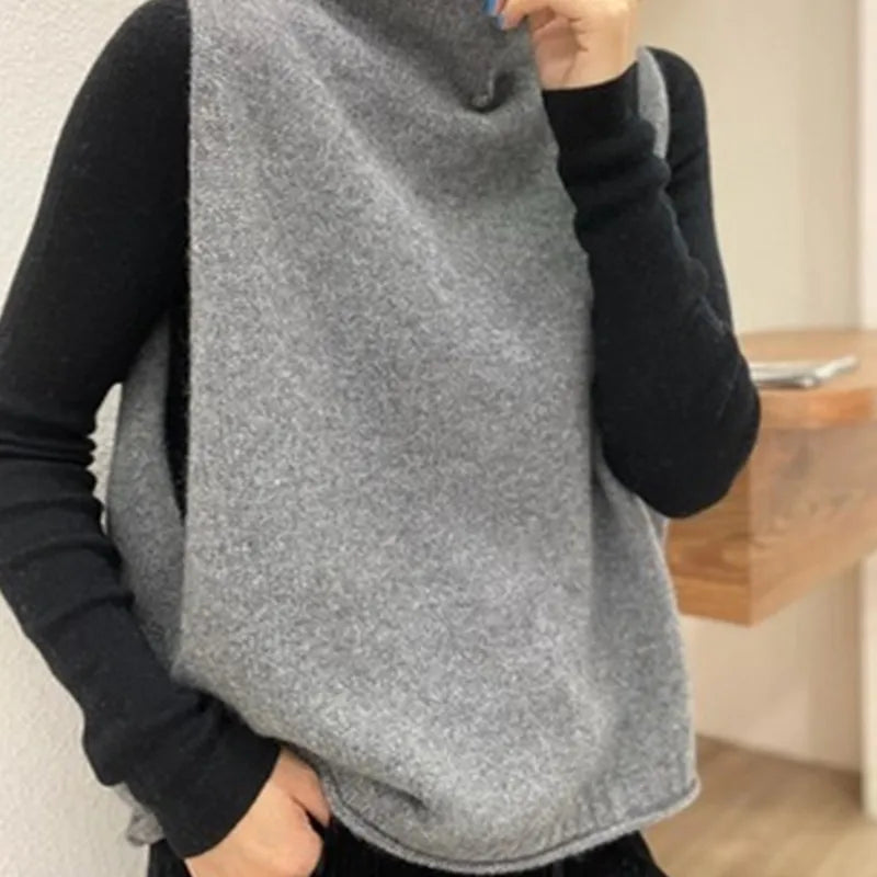 Classic Women's Sleeveless Cotton Knit Sweater Vest