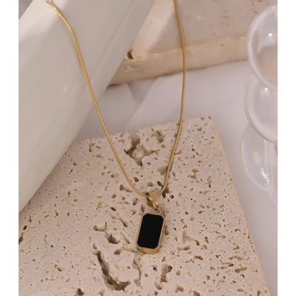 Mavine Double-Sided Enamel Pendant