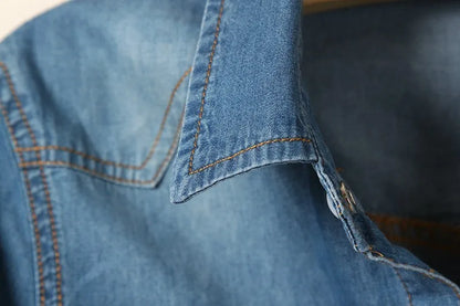 Cool Summer Denim Crop-Top