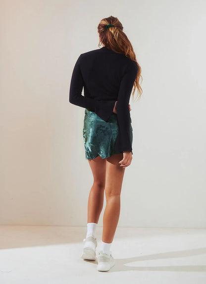 Sylvia Satin Skirt