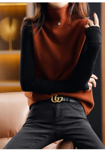Classic Women's Sleeveless Cotton Knit Sweater Vest