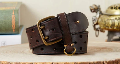Fortezza Double Buckle Belt