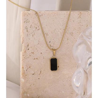 Mavine Double-Sided Enamel Pendant