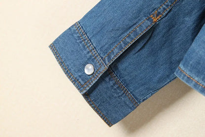 Cool Summer Denim Crop-Top
