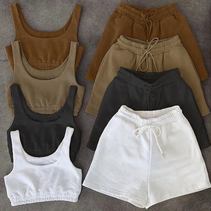 North-Beach Crop Top Set