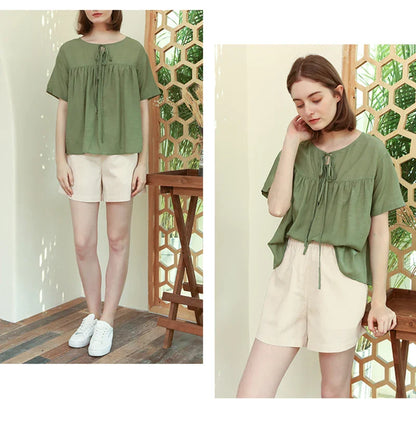 Malia Linen Lounge Shorts