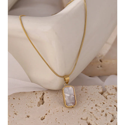 Mavine Double-Sided Enamel Pendant