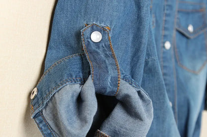 Cool Summer Denim Crop-Top