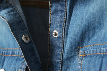 Cool Summer Denim Crop-Top