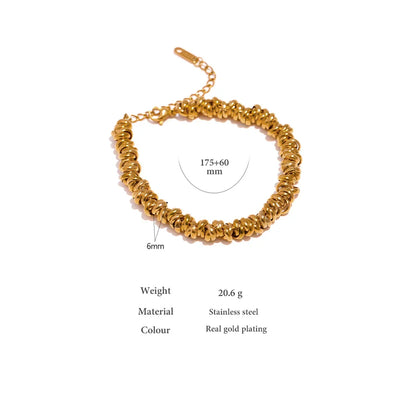 Corsa Layered Spiral Chain Bracelet