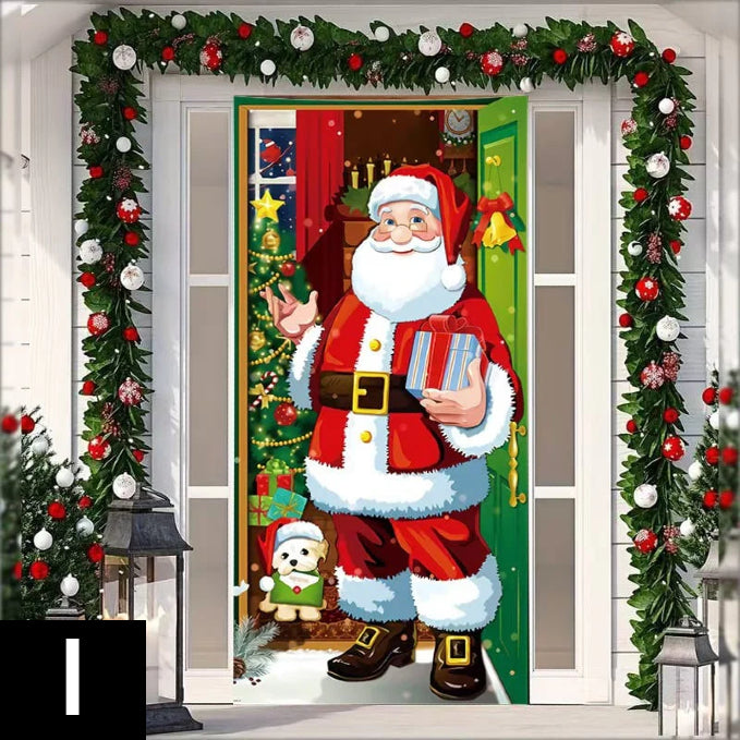 Couronne de porte de Noël avec nœud et clochettes – une décoration festive impressionnante