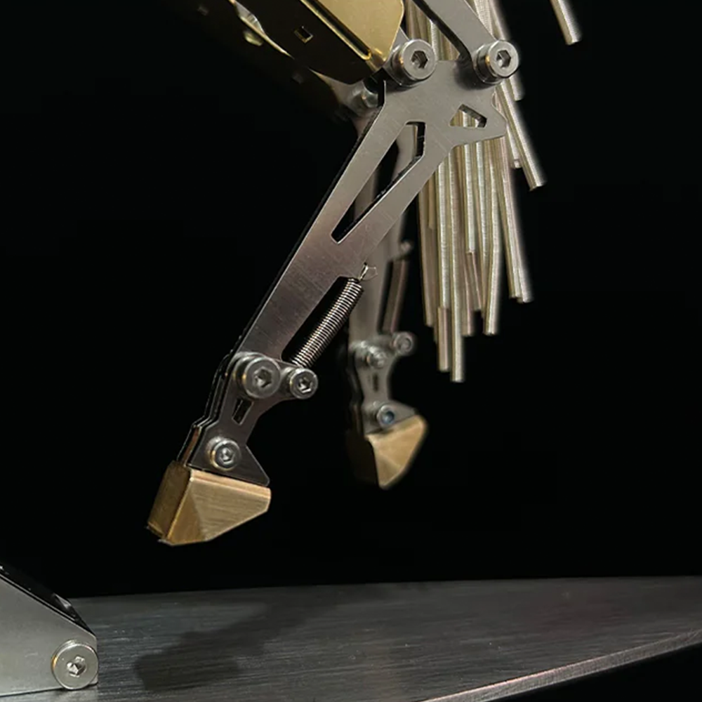 Cheval Mécanique au Galop – Kit de Construction Puzzle 3D en Métal