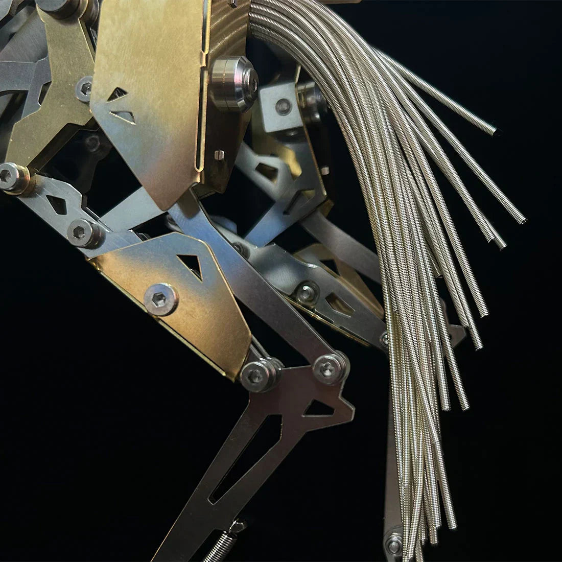 Cheval Mécanique au Galop – Kit de Construction Puzzle 3D en Métal