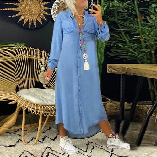 By Ziza - Elegant denim dress