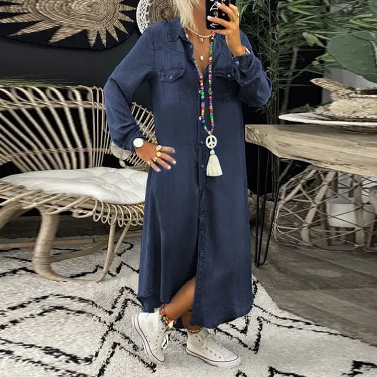 By Ziza - Elegant denim dress