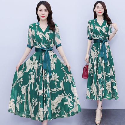 Theffanie's V-Back Jacquard Maxi Dress
