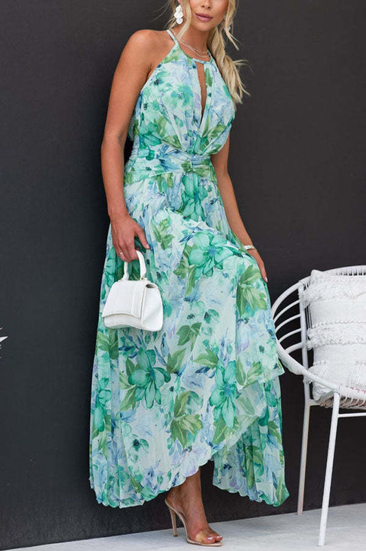 Bele's floral midi dress