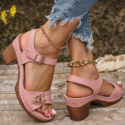Brooke – Ultra-Comfortable Orthopaedic Block Heel Sandals