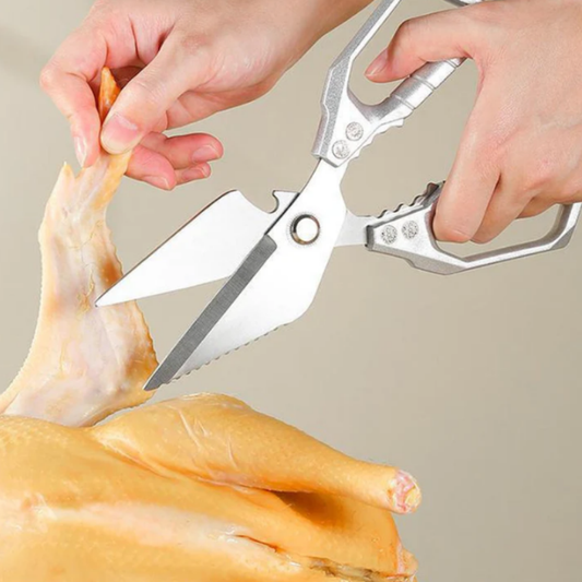Ciseaux de cuisine multifonctions en acier inoxydable