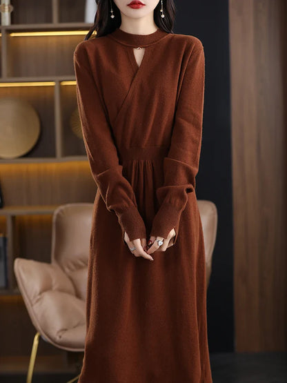 The Astoria Wool Dress