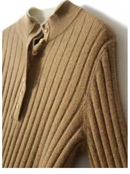 Scholar Ribbed Wool Polo