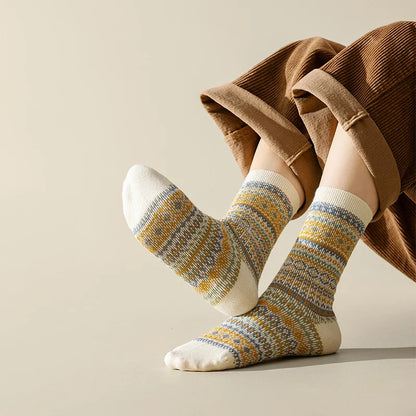Nordic Haven Cotton Socks