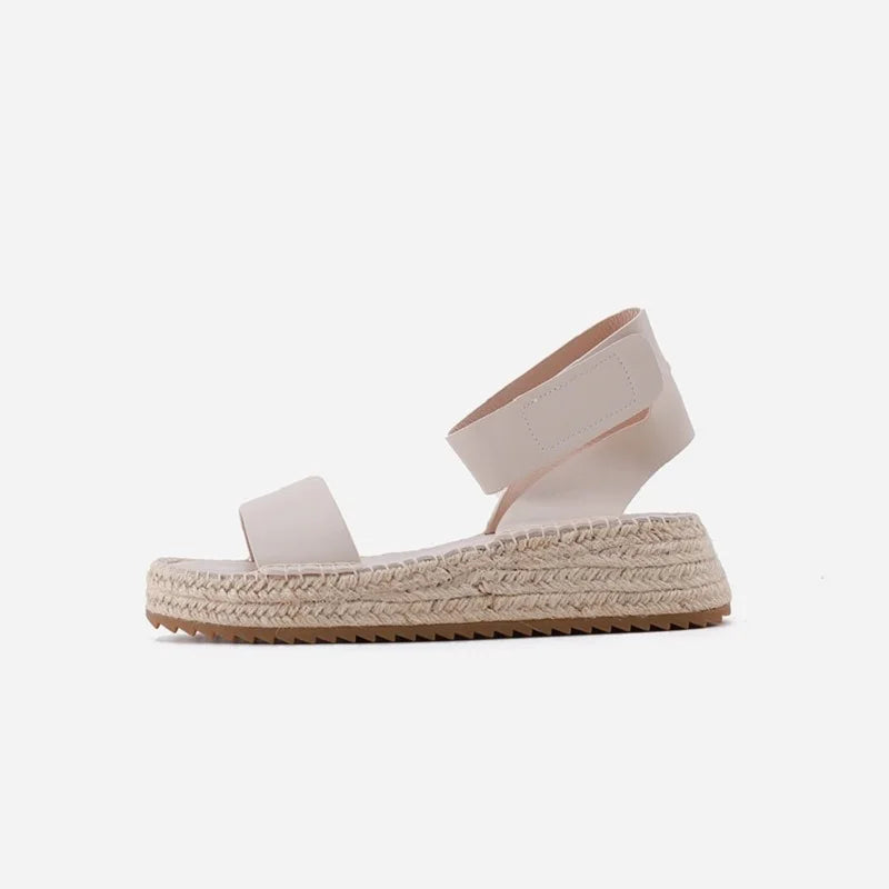Classic Women's Leather Strap Sandals