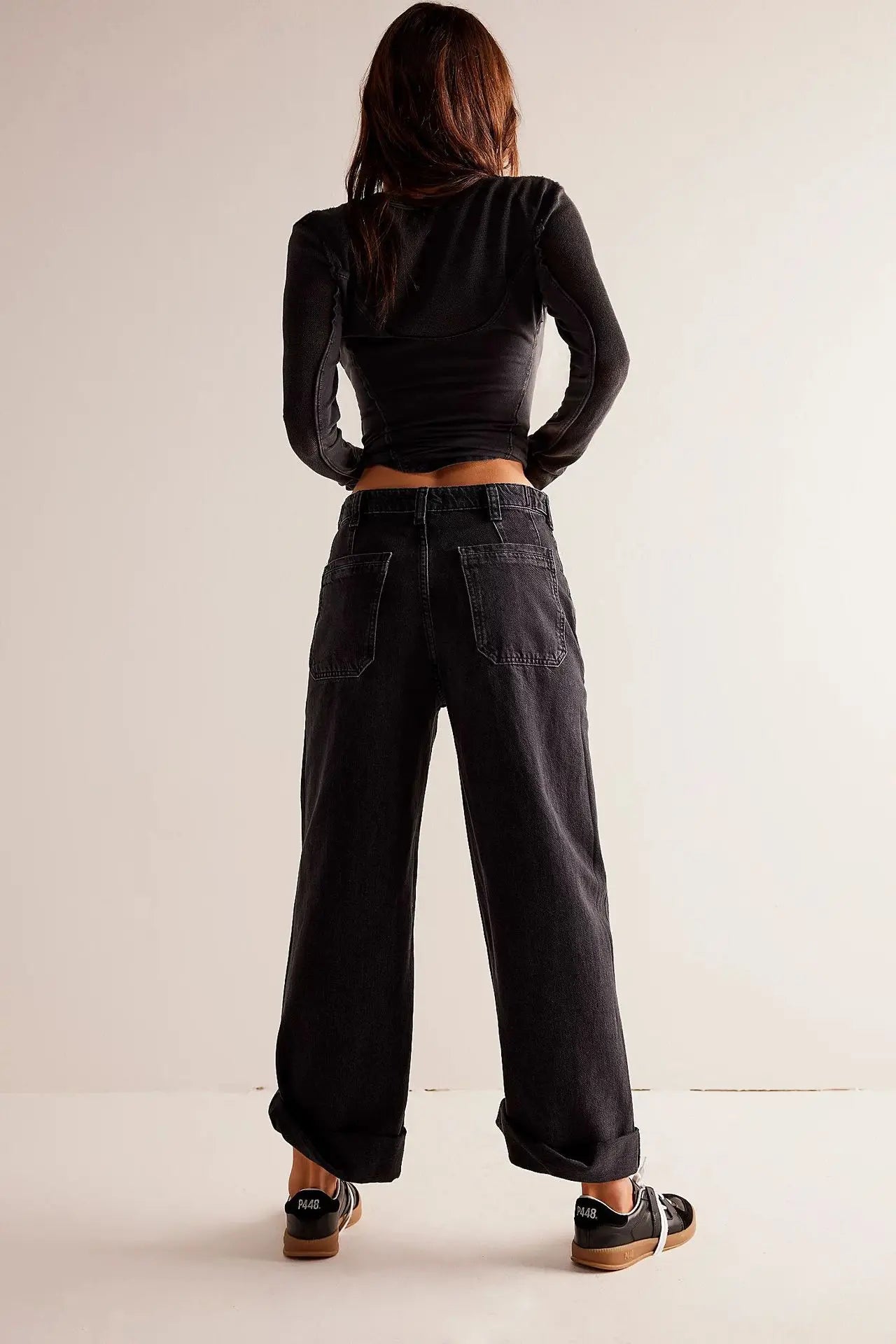 Candace High-Waist Wide-Leg Denims