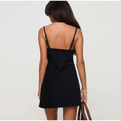 Delilah Cutout Denim Mini