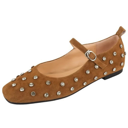 Evelyn Studded Mary Janes