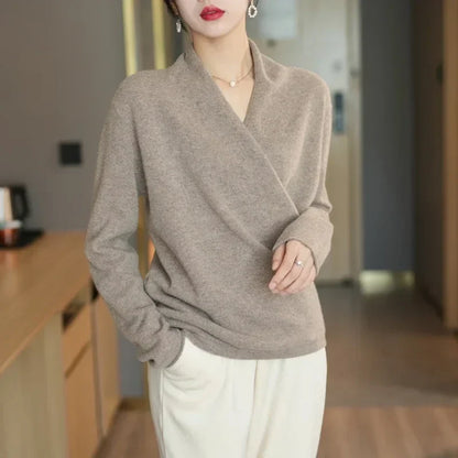 Serene V-Neck Knit Sweater