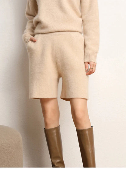 Hadleigh Cashmere Knit Shorts