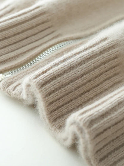 Glädje Classic Cashmere Zipup Hoodie