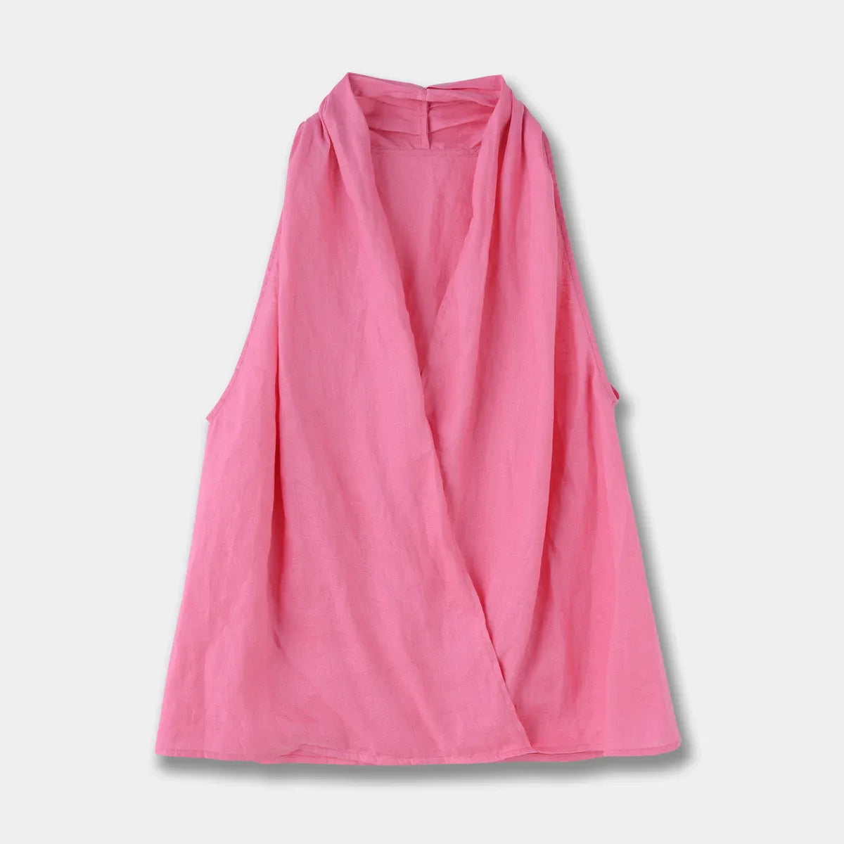 Valienne Drape Linen Vest