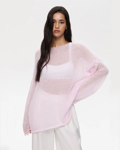 Liora Relaxed Crewneck Sweater