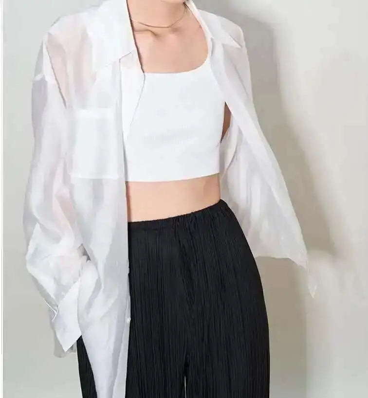 The Flowing Silk Poplin Blouse