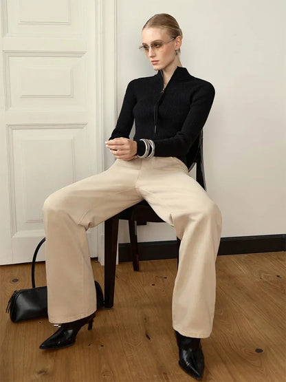 Hässleholm Cotton Double-Zip Knit