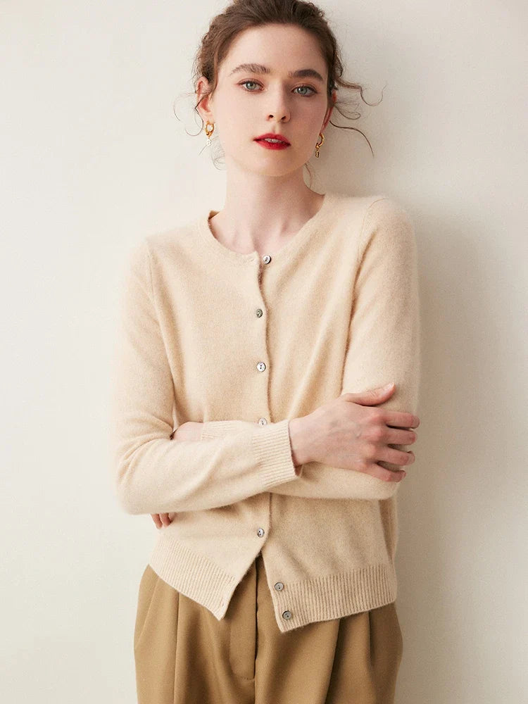 Ashford Cashmere Crew Cardigan