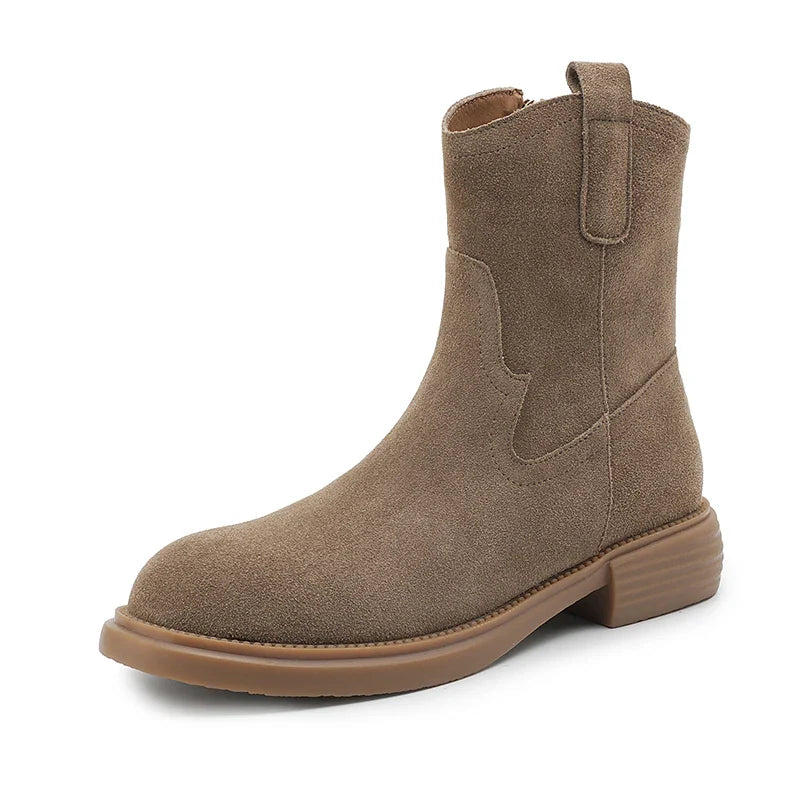 Women's Altus Zipper Leather Boots