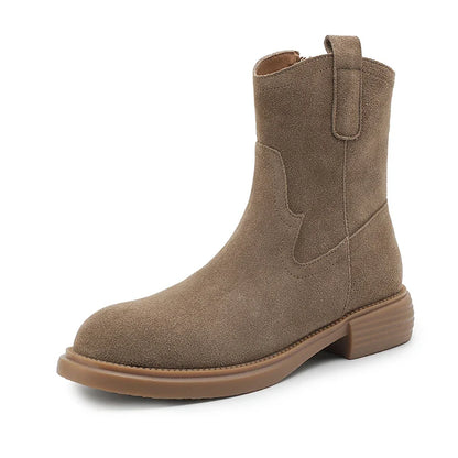 Women's Altus Zipper Leather Boots