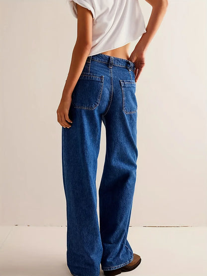 Candace High-Waist Wide-Leg Denims