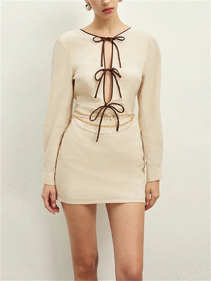 Valentina Open-Front Dress