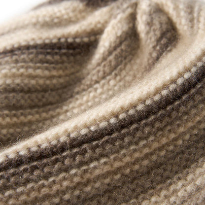 Alpine Stripe Cashmere Beanie