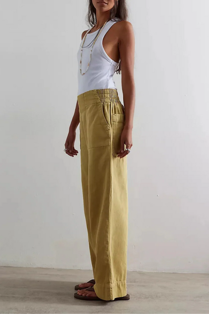 Audrey Wide-Leg Denim Jeans