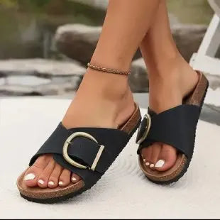Aveline Comfort Buckle Slides