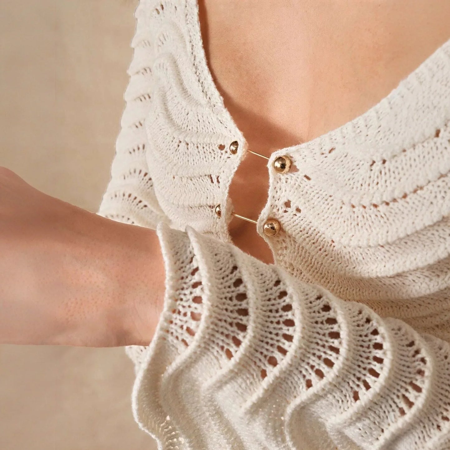 Alessia Open-Knit Dress