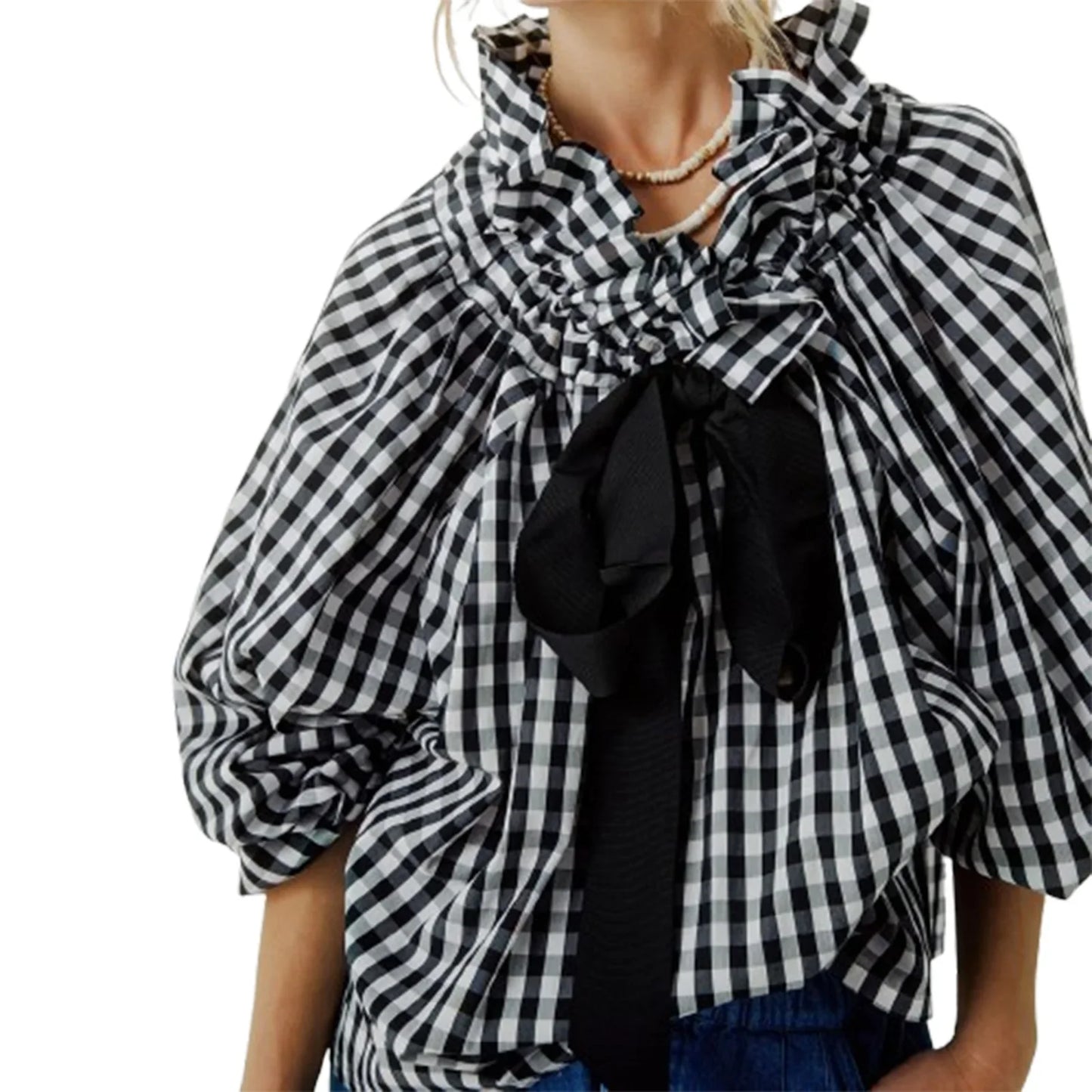 Bellarine Puffed Cotton Blouse