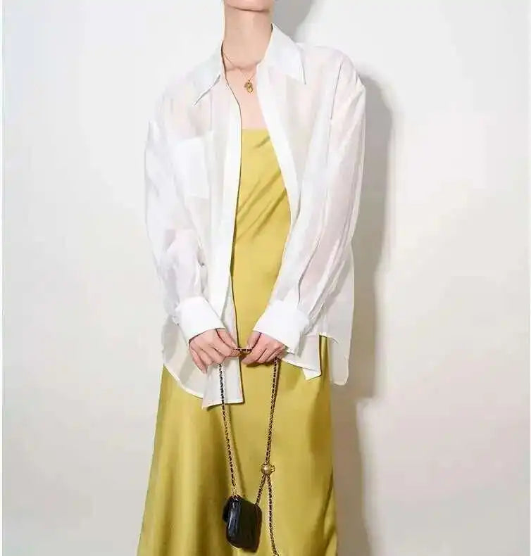 The Flowing Silk Poplin Blouse